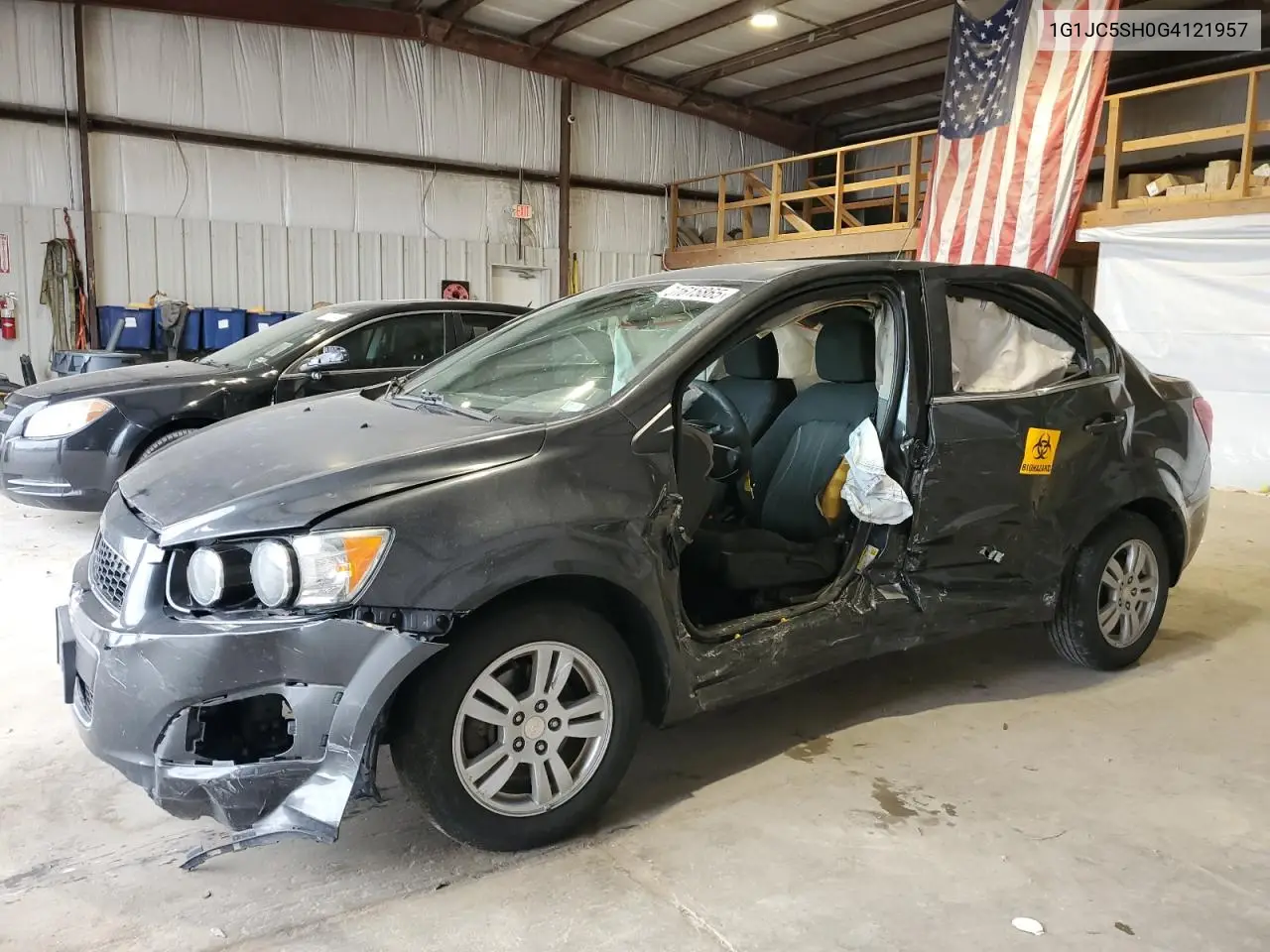 2016 Chevrolet Sonic Lt VIN: 1G1JC5SH0G4121957 Lot: 51615865