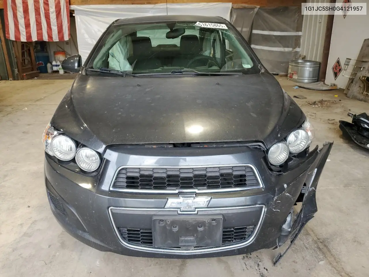 2016 Chevrolet Sonic Lt VIN: 1G1JC5SH0G4121957 Lot: 51615865
