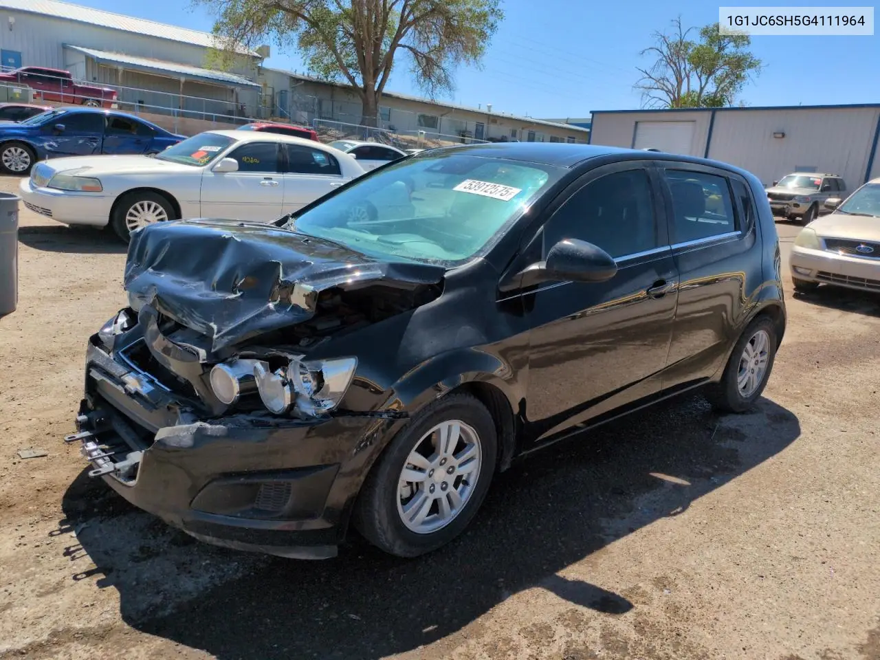 2016 Chevrolet Sonic Lt VIN: 1G1JC6SH5G4111964 Lot: 53912575