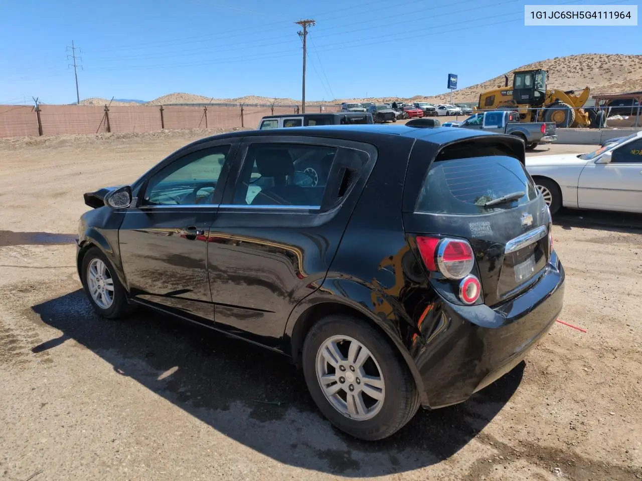 2016 Chevrolet Sonic Lt VIN: 1G1JC6SH5G4111964 Lot: 53912575