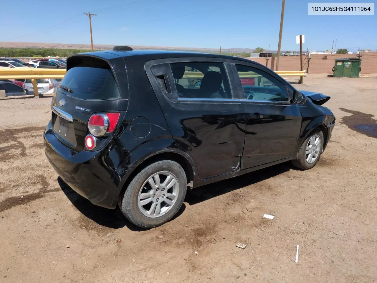 2016 Chevrolet Sonic Lt VIN: 1G1JC6SH5G4111964 Lot: 53912575