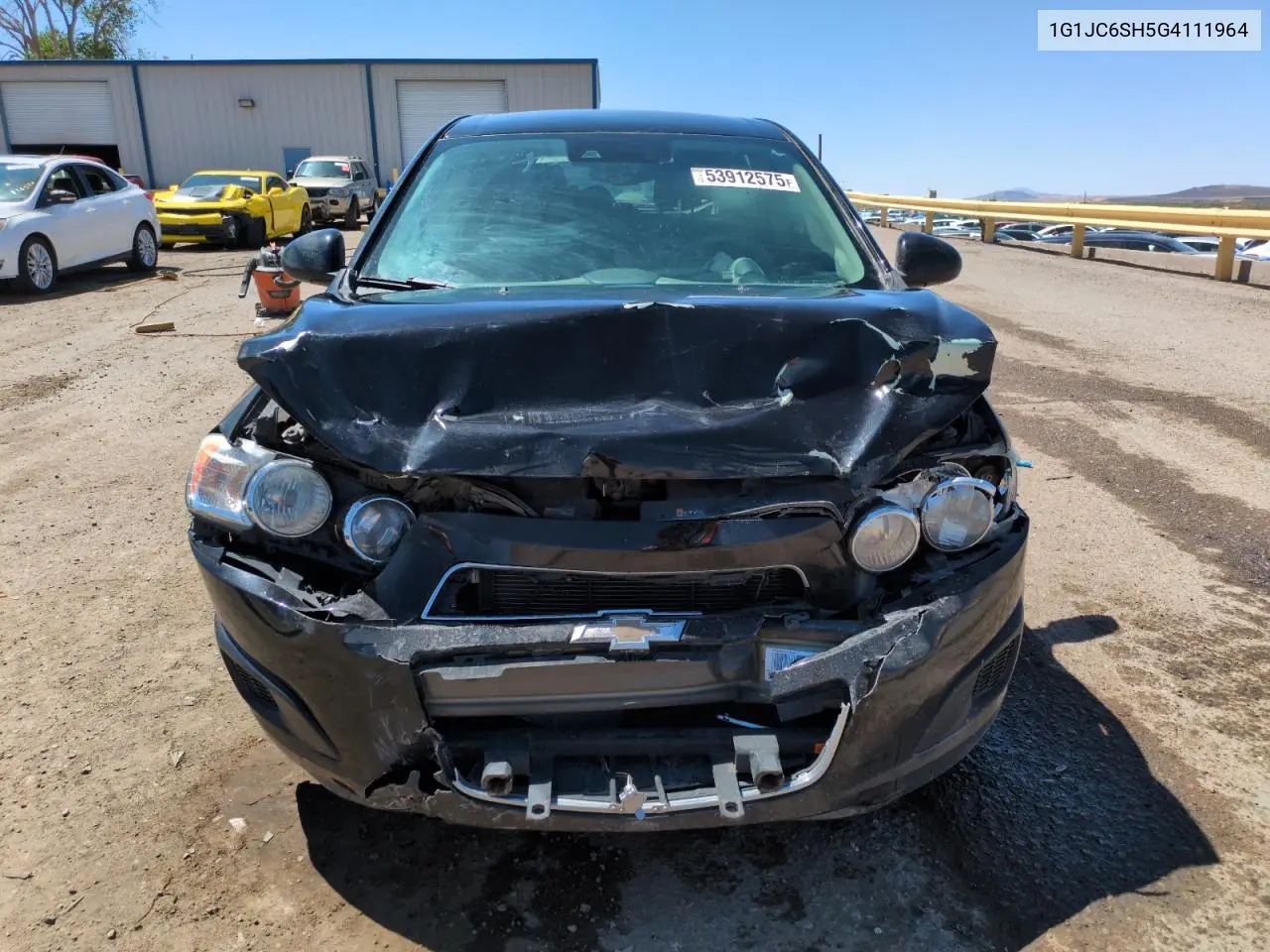 2016 Chevrolet Sonic Lt VIN: 1G1JC6SH5G4111964 Lot: 53912575
