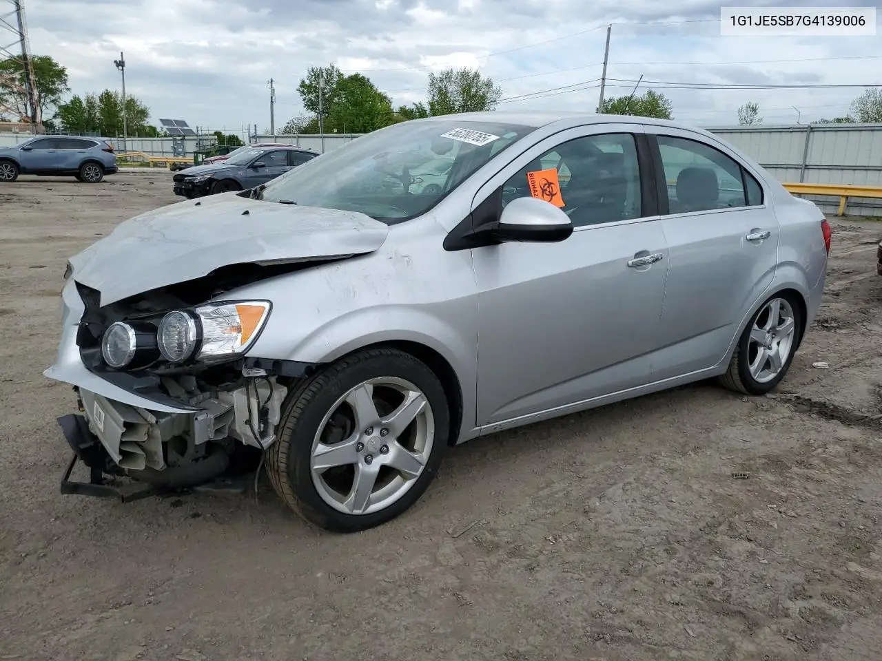2016 Chevrolet Sonic Ltz VIN: 1G1JE5SB7G4139006 Lot: 56280765