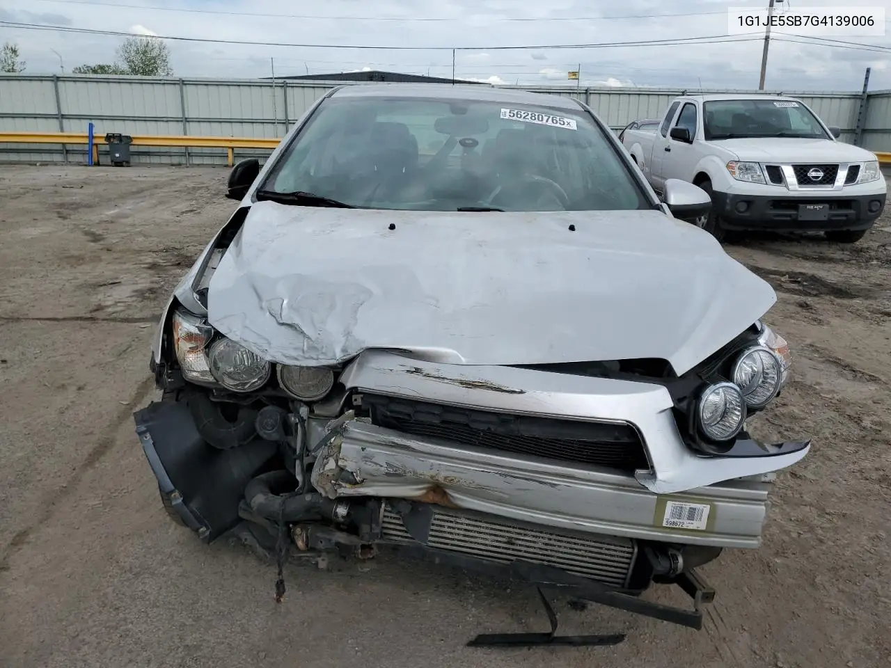 2016 Chevrolet Sonic Ltz VIN: 1G1JE5SB7G4139006 Lot: 56280765