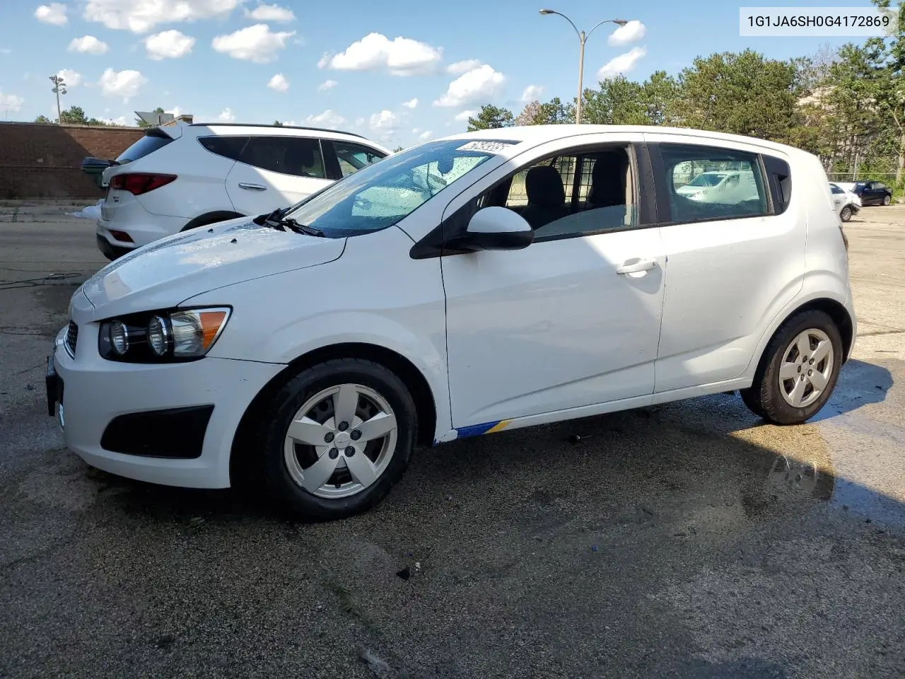 2016 Chevrolet Sonic Ls VIN: 1G1JA6SH0G4172869 Lot: 62649385