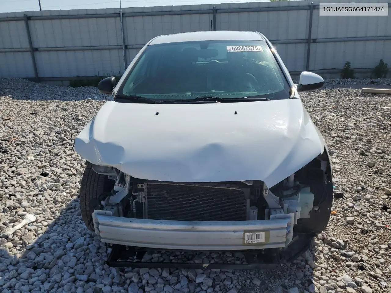 2016 Chevrolet Sonic Ls VIN: 1G1JA6SG6G4171474 Lot: 63087675