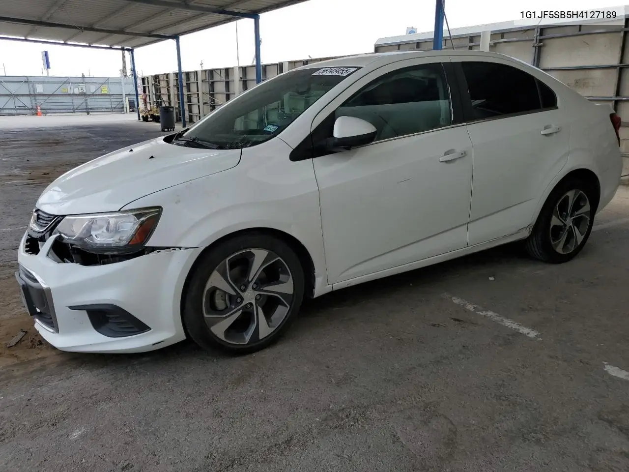 2017 Chevrolet Sonic Premier VIN: 1G1JF5SB5H4127189 Lot: 56143455
