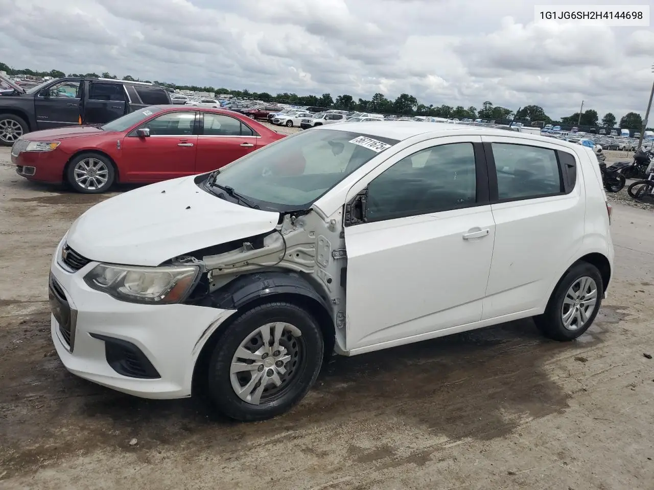 2017 Chevrolet Sonic VIN: 1G1JG6SH2H4144698 Lot: 56711675