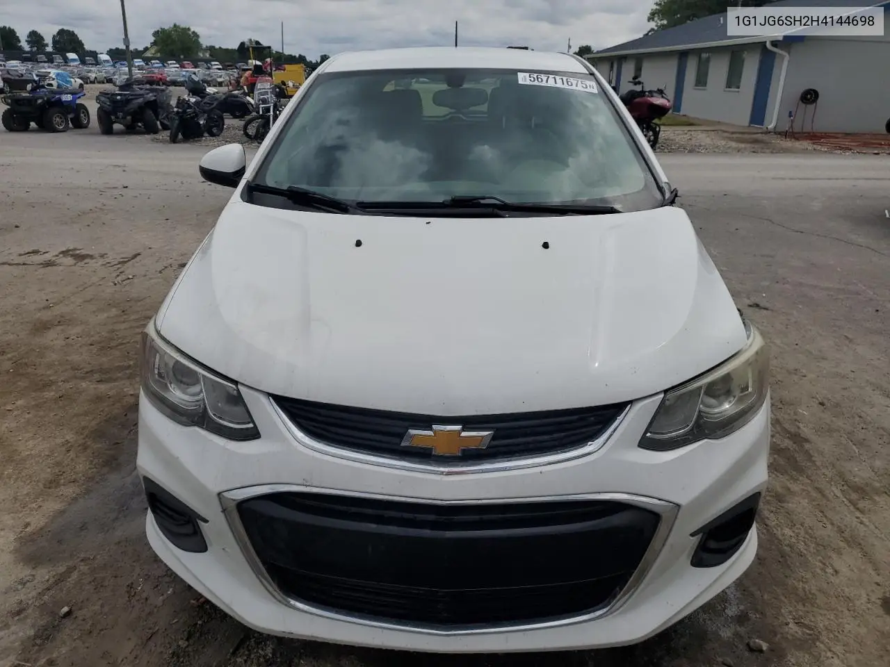 2017 Chevrolet Sonic VIN: 1G1JG6SH2H4144698 Lot: 56711675