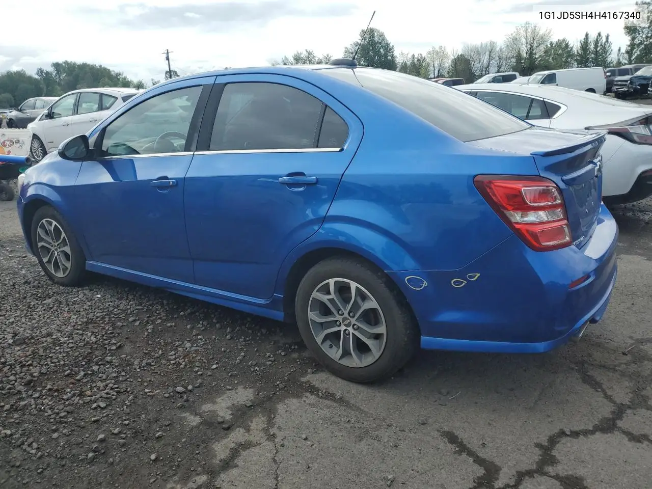 2017 Chevrolet Sonic Lt VIN: 1G1JD5SH4H4167340 Lot: 56767545