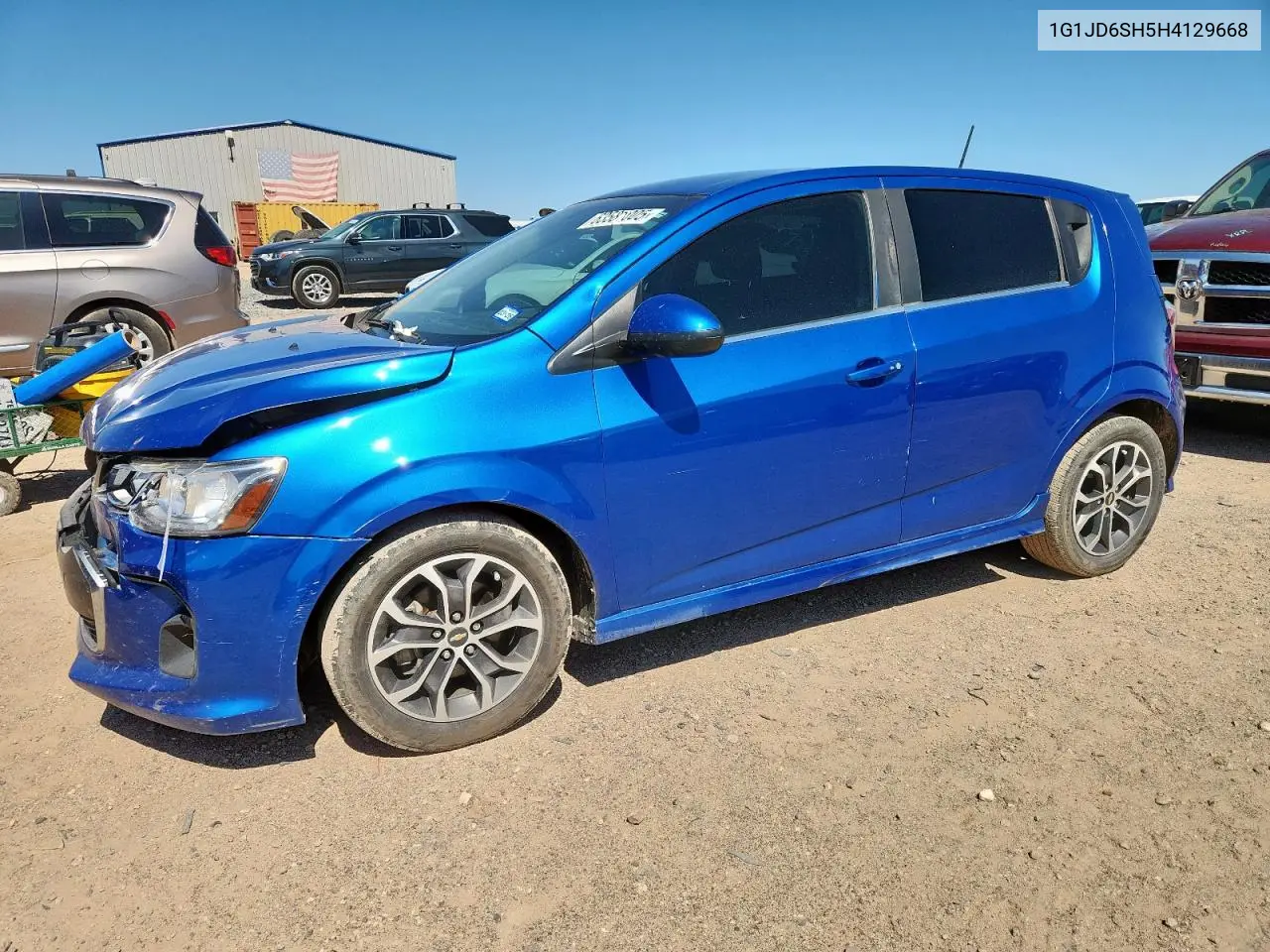 2017 Chevrolet Sonic Lt VIN: 1G1JD6SH5H4129668 Lot: 63581005