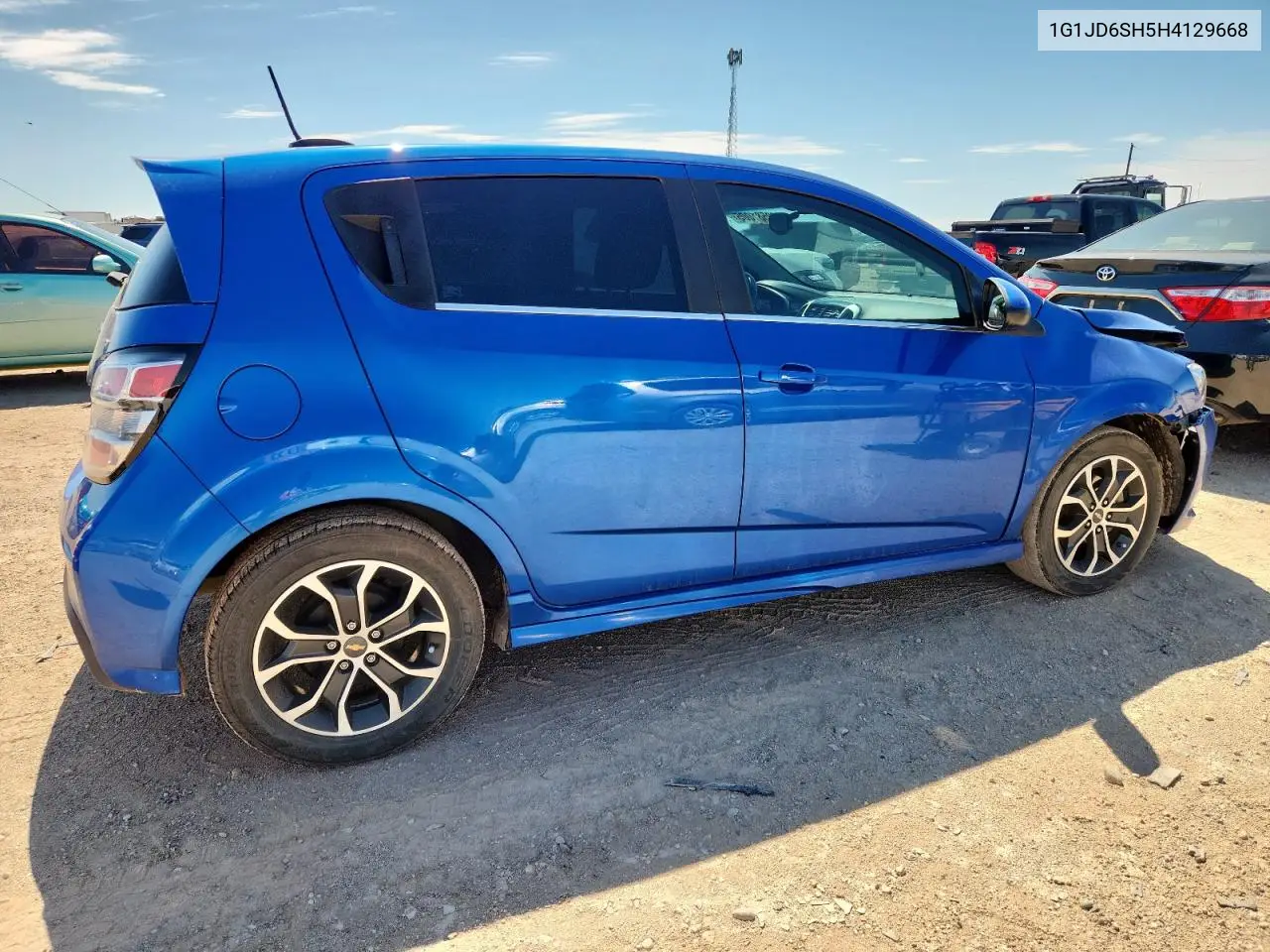 2017 Chevrolet Sonic Lt VIN: 1G1JD6SH5H4129668 Lot: 63581005