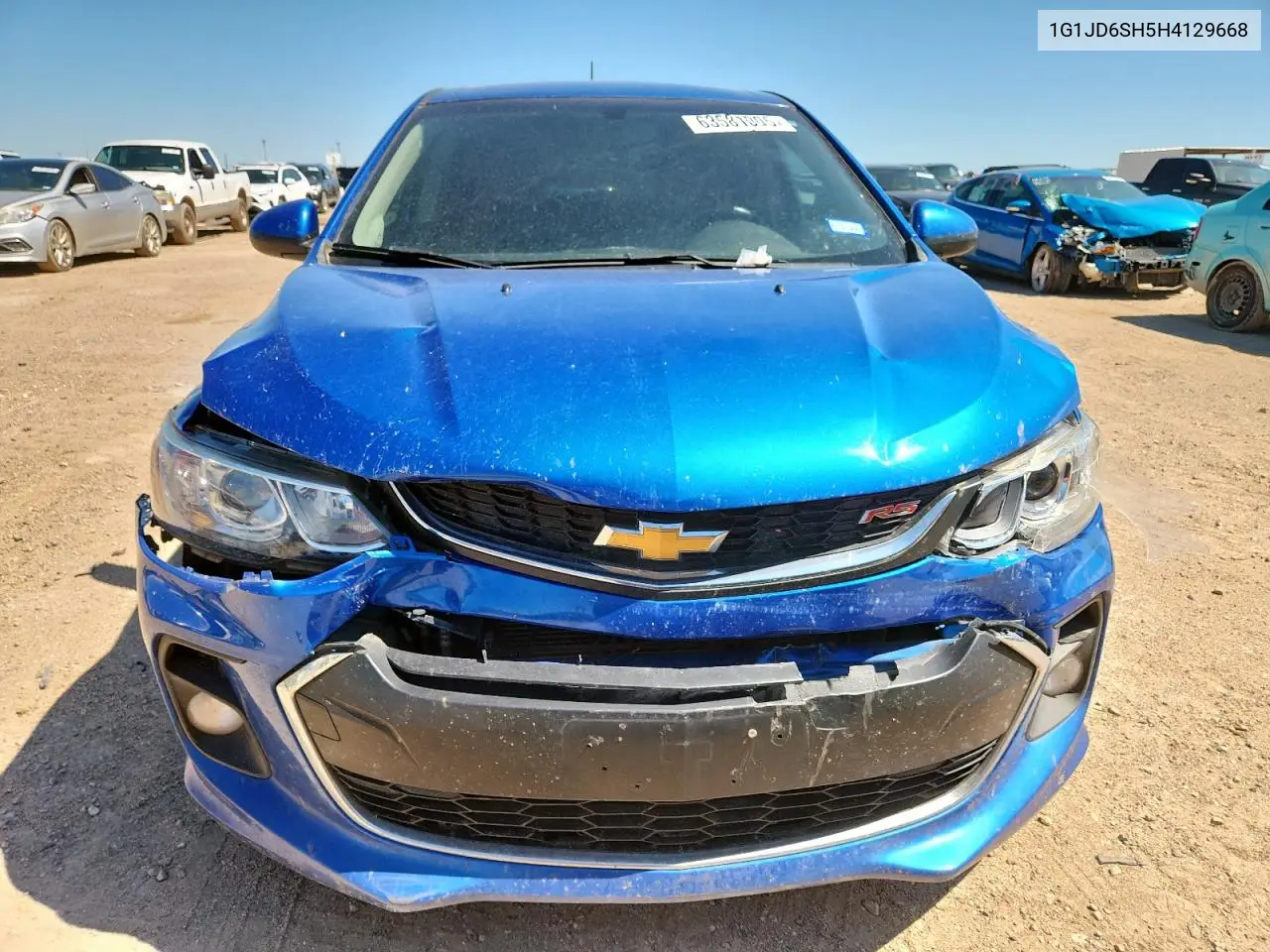 2017 Chevrolet Sonic Lt VIN: 1G1JD6SH5H4129668 Lot: 63581005