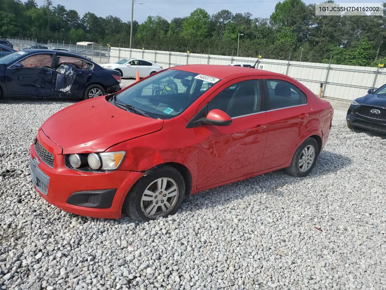 2018 Chevrolet Sonic Lt VIN: 1G1JC5SH7D4162002 Lot: 54653775