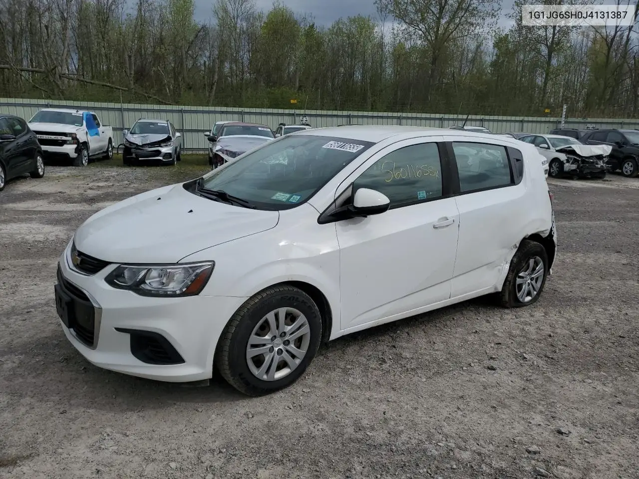 2018 Chevrolet Sonic VIN: 1G1JG6SH0J4131387 Lot: 56011655