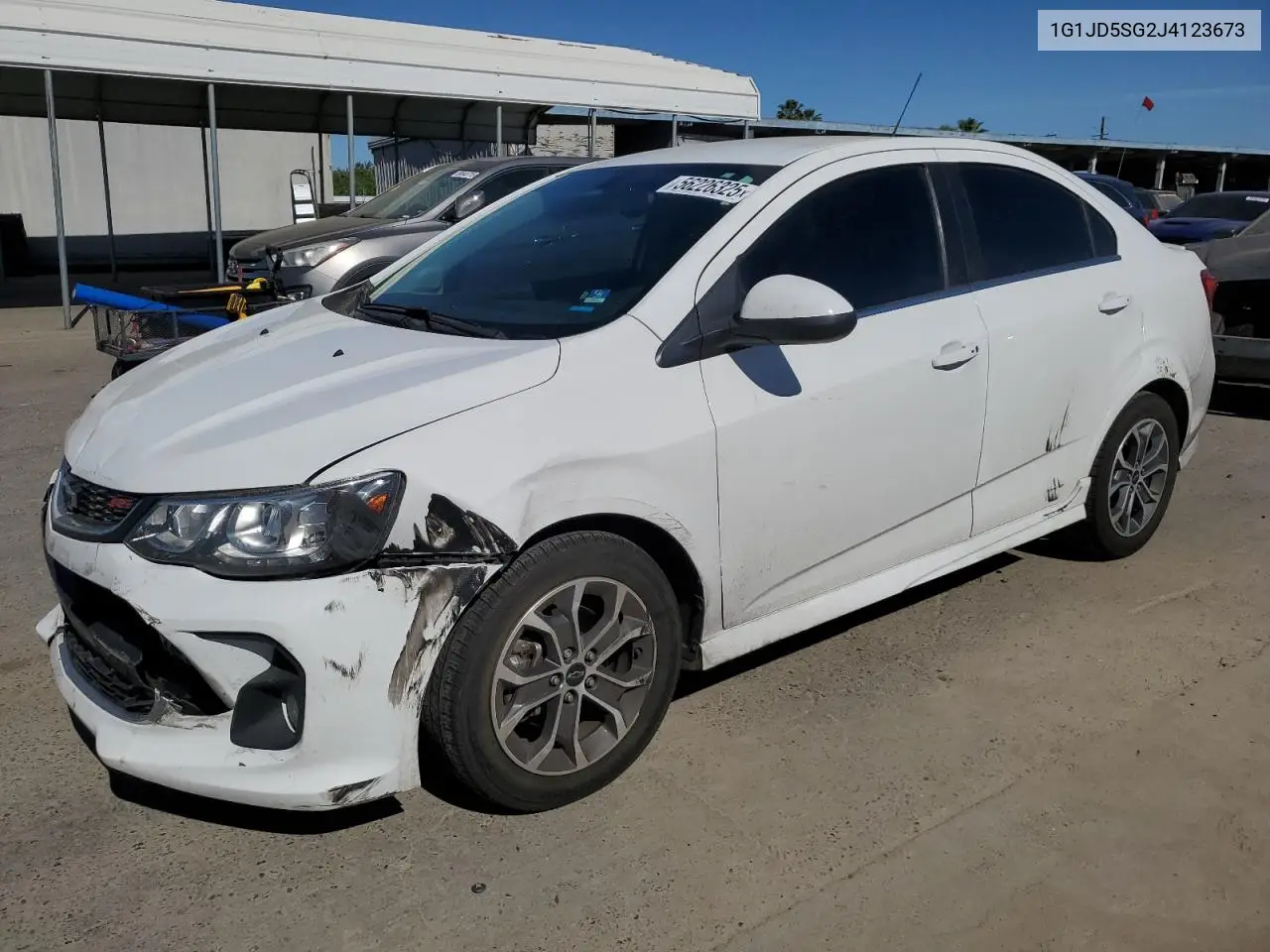 2018 Chevrolet Sonic Lt VIN: 1G1JD5SG2J4123673 Lot: 56226325