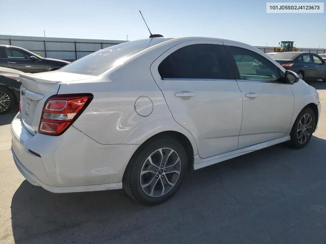 2018 Chevrolet Sonic Lt VIN: 1G1JD5SG2J4123673 Lot: 56226325