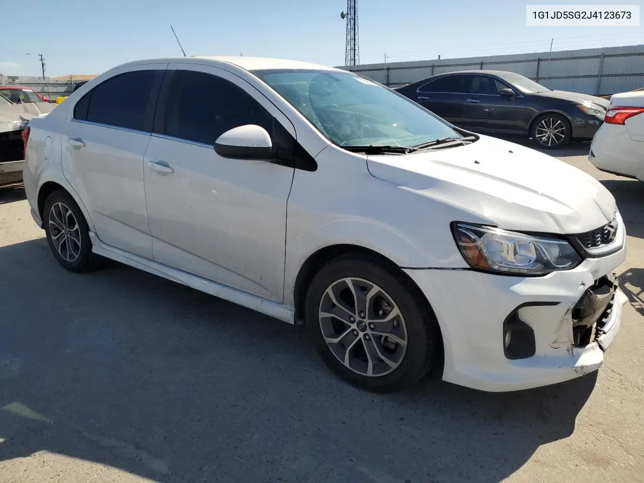 2018 Chevrolet Sonic Lt VIN: 1G1JD5SG2J4123673 Lot: 56226325