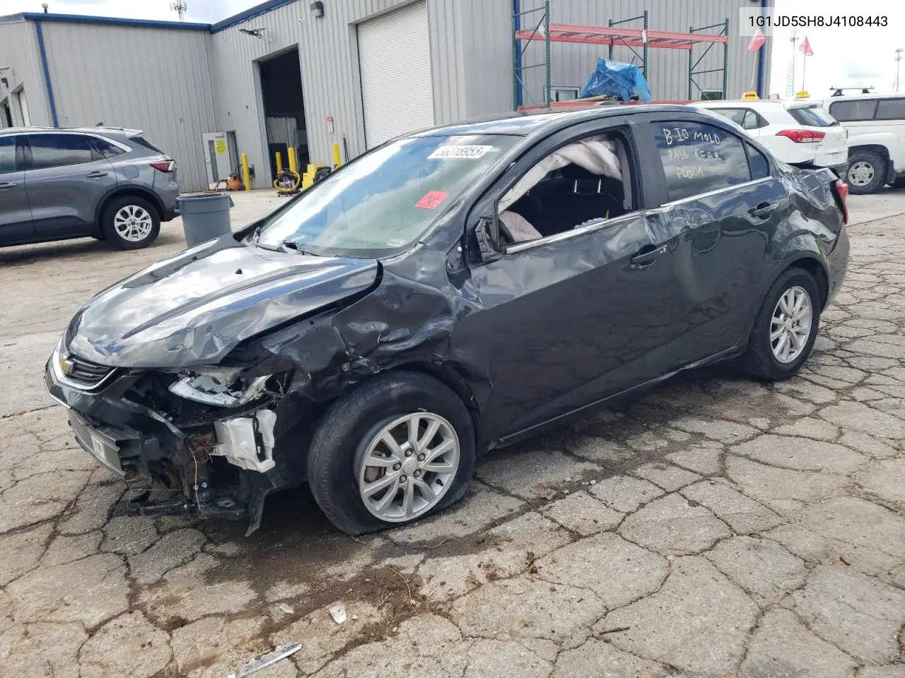 2018 Chevrolet Sonic Lt VIN: 1G1JD5SH8J4108443 Lot: 56318955