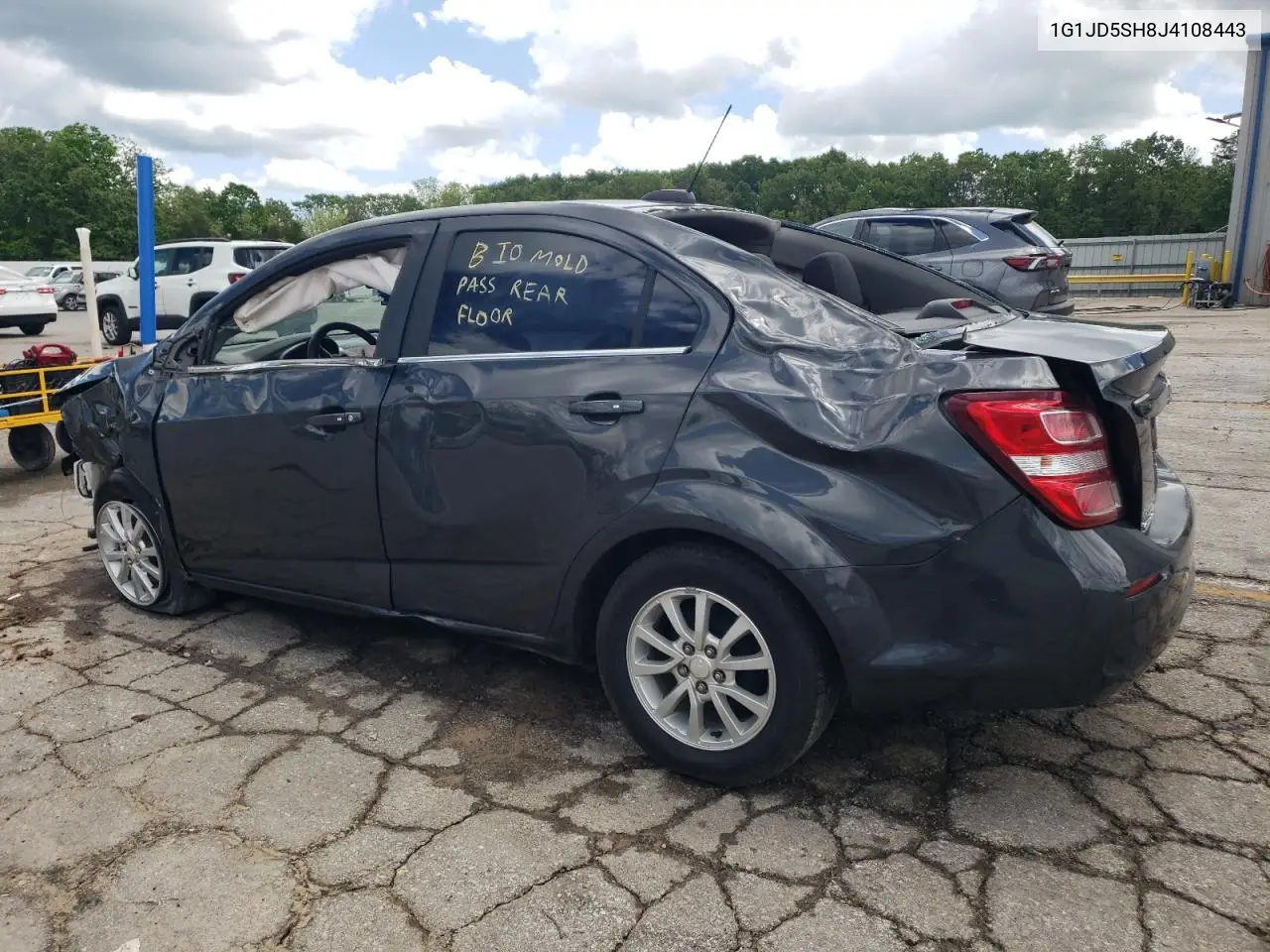 2018 Chevrolet Sonic Lt VIN: 1G1JD5SH8J4108443 Lot: 56318955