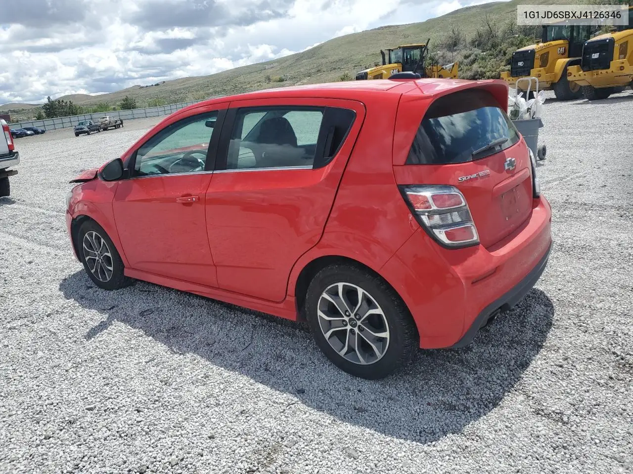 2018 Chevrolet Sonic Lt VIN: 1G1JD6SBXJ4126346 Lot: 56799715
