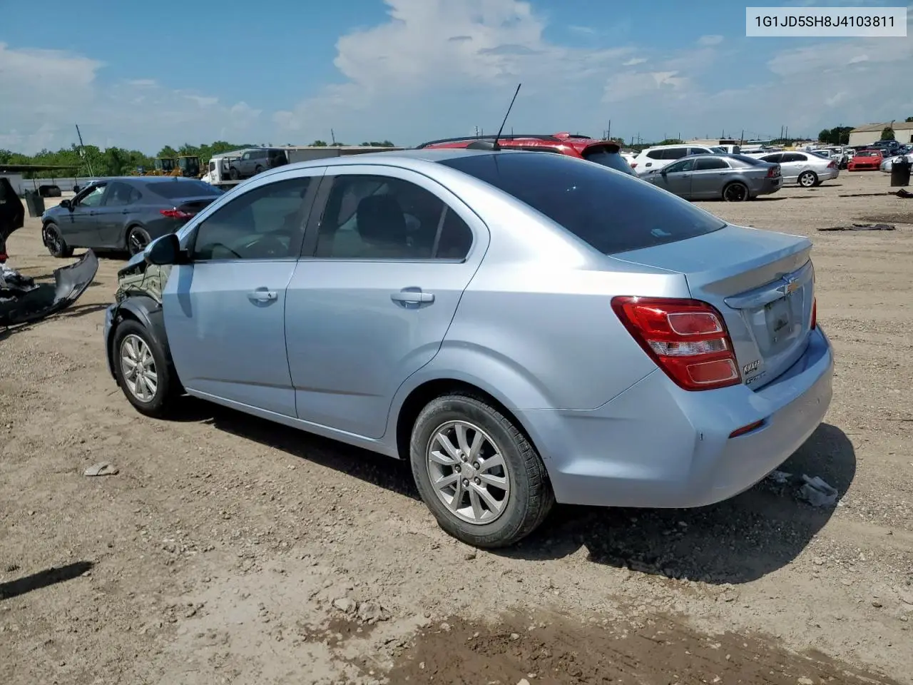 2018 Chevrolet Sonic Lt VIN: 1G1JD5SH8J4103811 Lot: 63833655