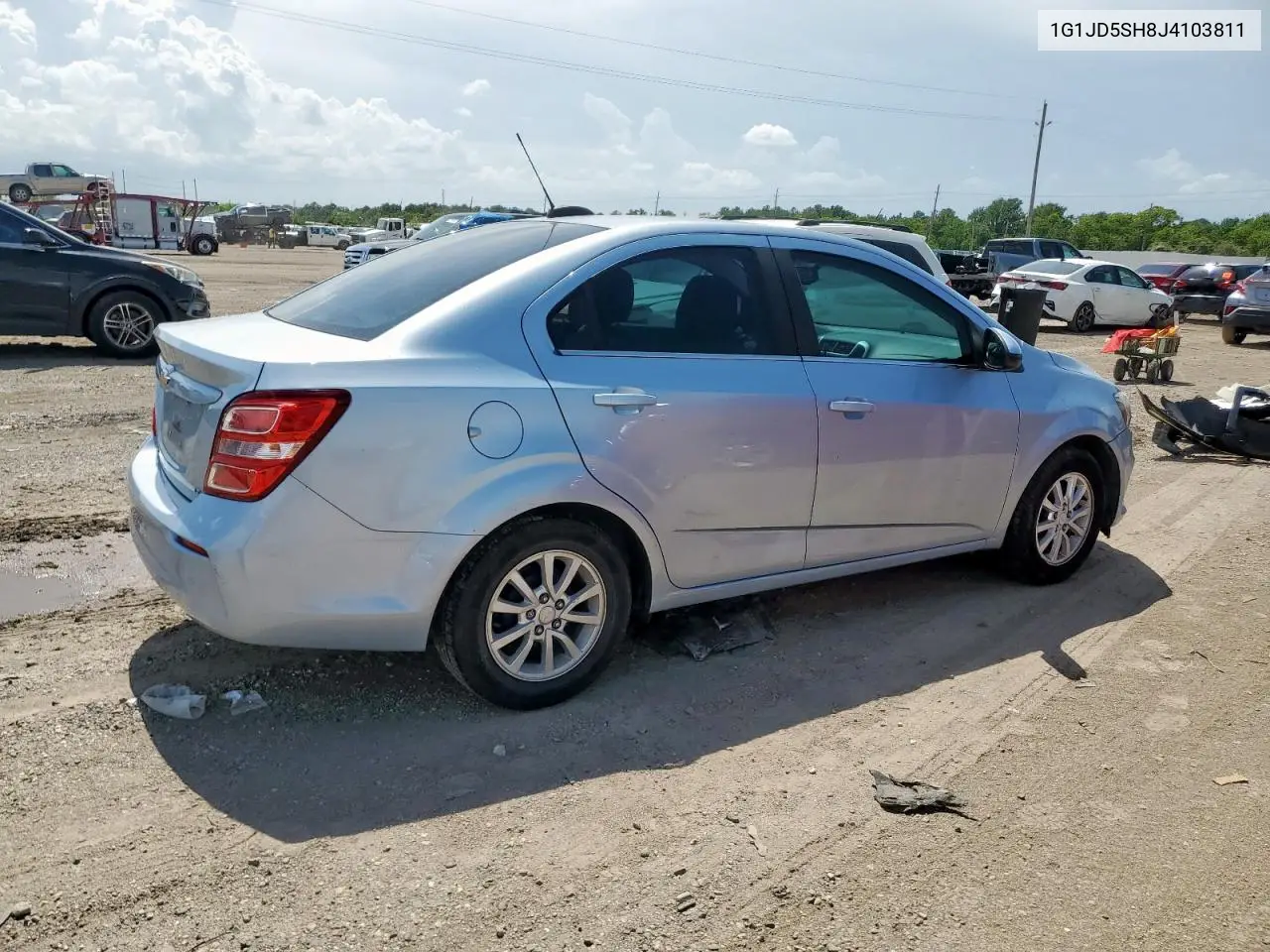 2018 Chevrolet Sonic Lt VIN: 1G1JD5SH8J4103811 Lot: 63833655
