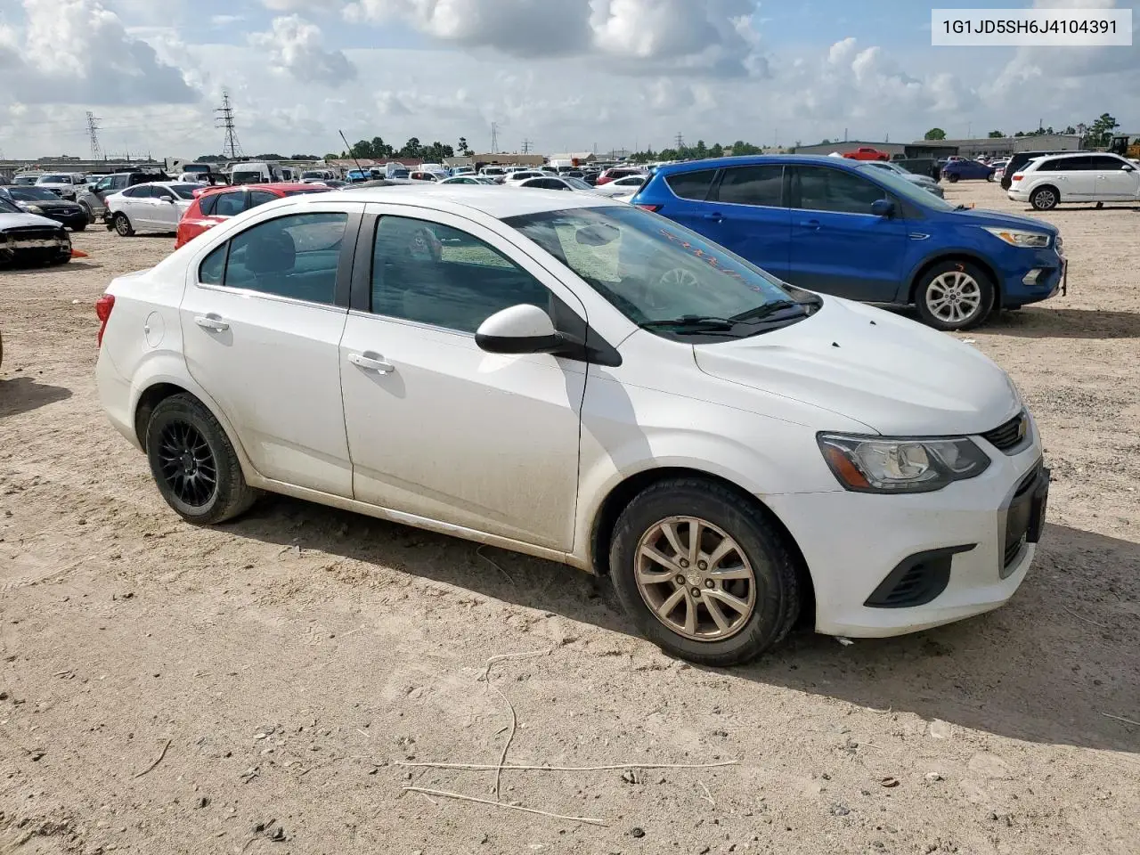 2018 Chevrolet Sonic Lt VIN: 1G1JD5SH6J4104391 Lot: 64130005
