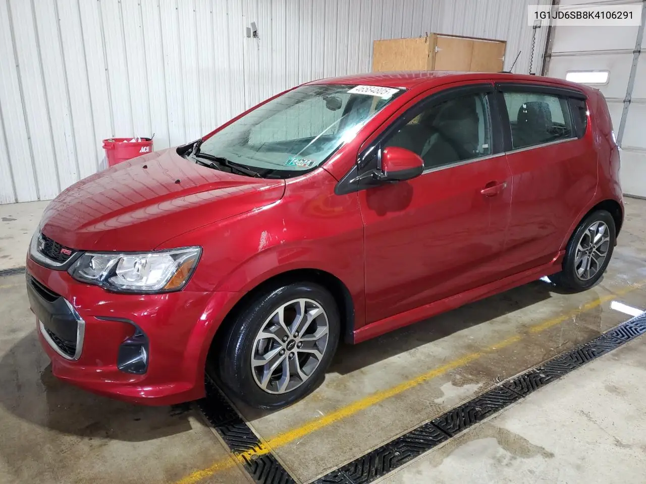2019 Chevrolet Sonic Lt VIN: 1G1JD6SB8K4106291 Lot: 46584805