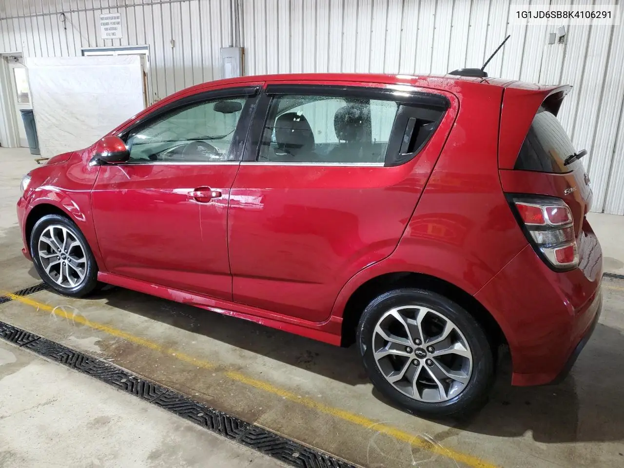 2019 Chevrolet Sonic Lt VIN: 1G1JD6SB8K4106291 Lot: 46584805