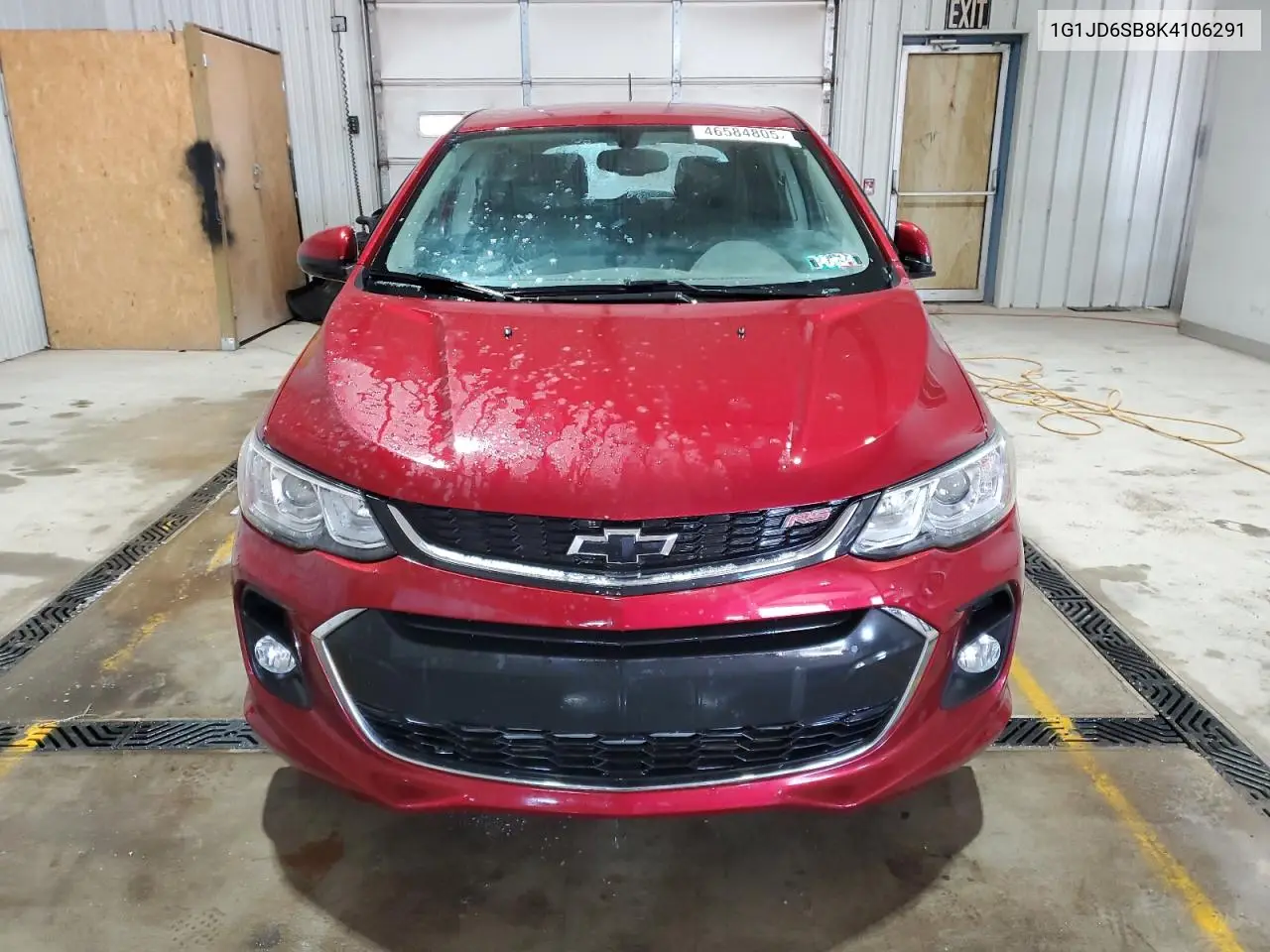 2019 Chevrolet Sonic Lt VIN: 1G1JD6SB8K4106291 Lot: 46584805