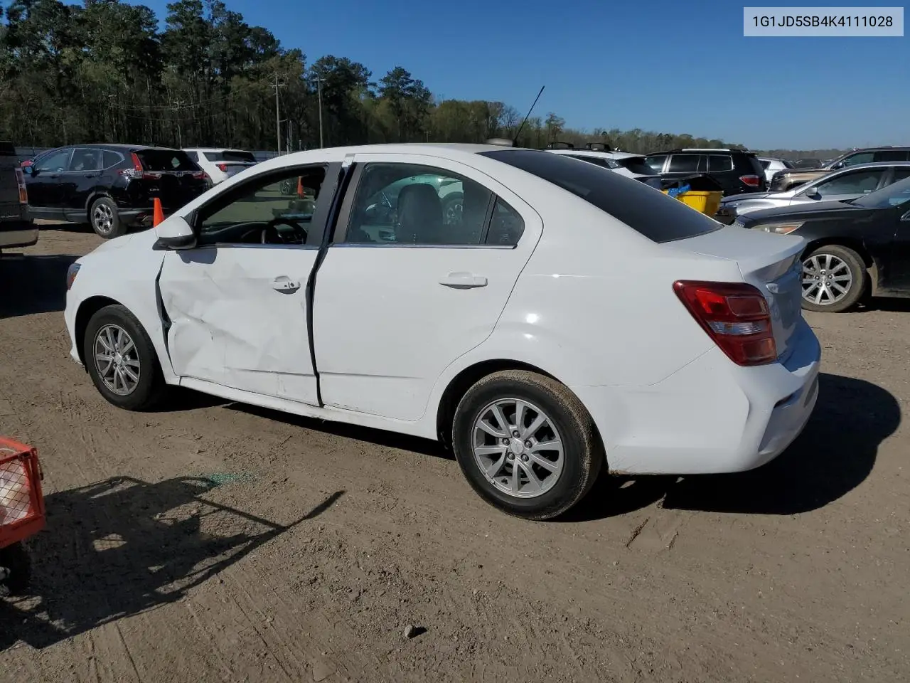 2019 Chevrolet Sonic Lt VIN: 1G1JD5SB4K4111028 Lot: 50239055