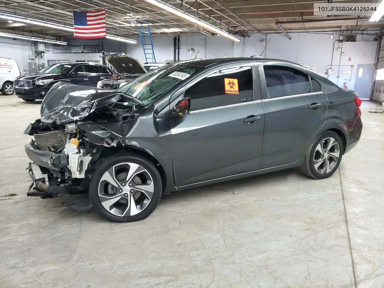 2019 Chevrolet Sonic Premier VIN: 1G1JF5SB0K4125244 Lot: 50594145