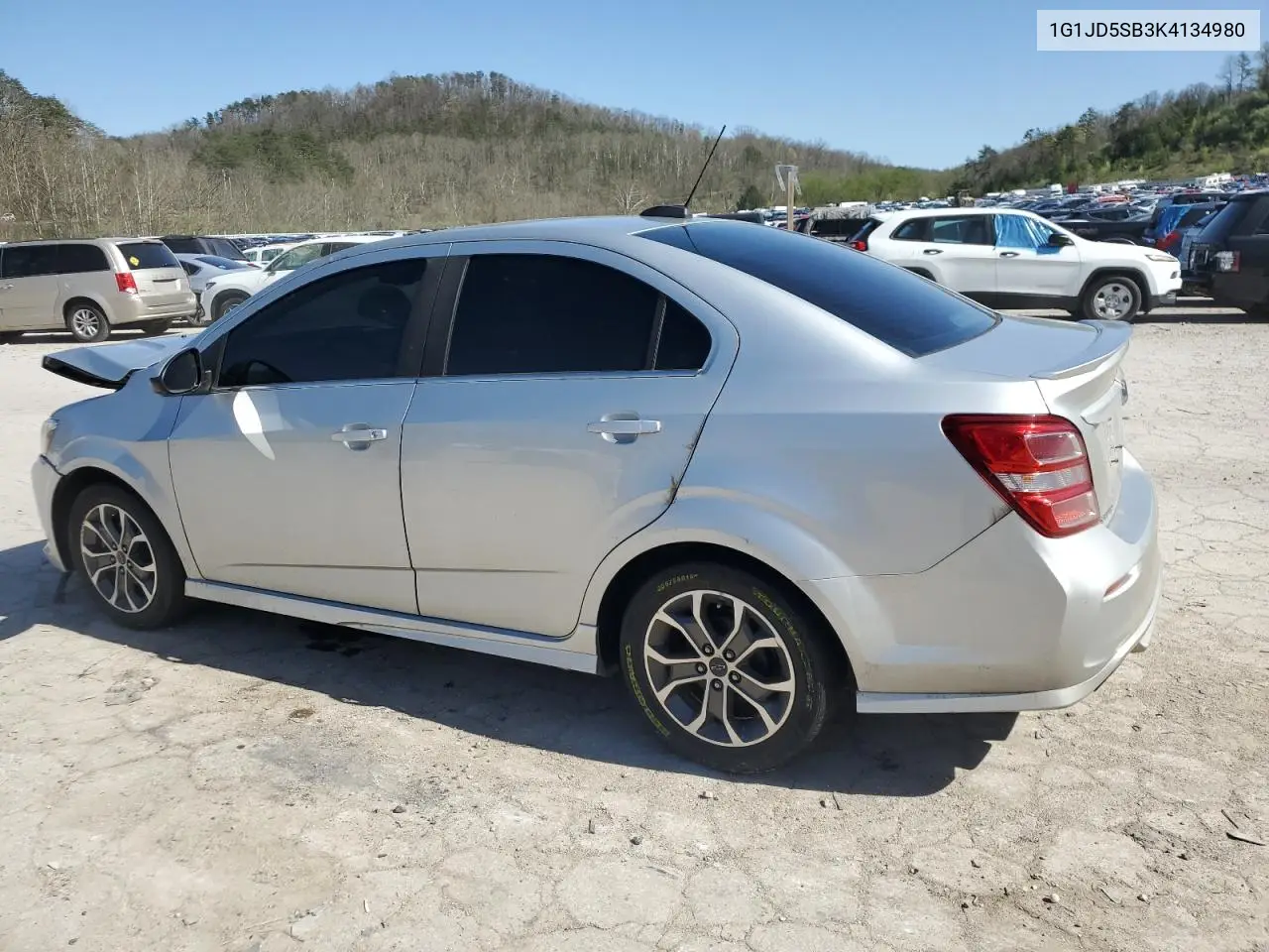 2019 Chevrolet Sonic Lt VIN: 1G1JD5SB3K4134980 Lot: 52394775