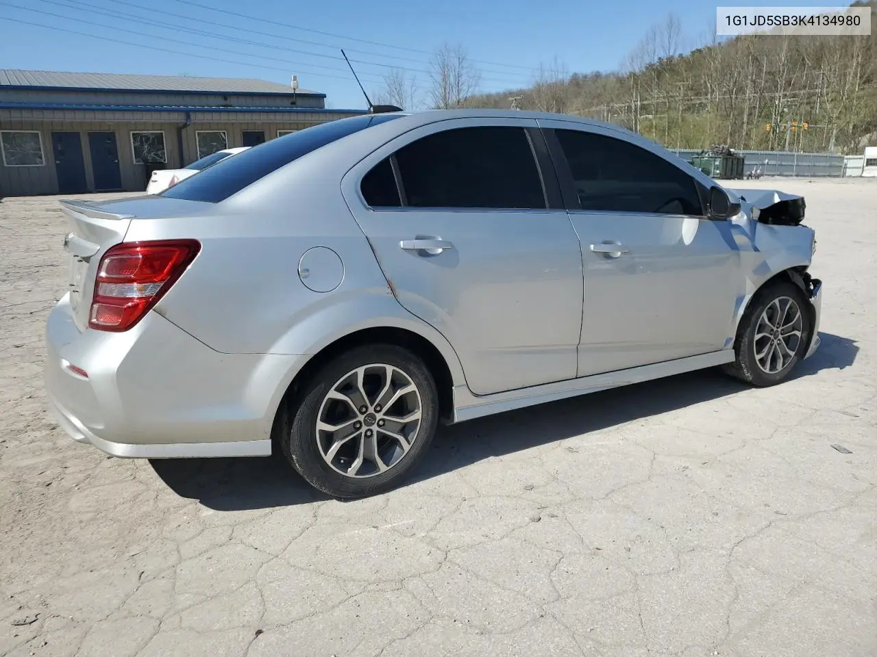 2019 Chevrolet Sonic Lt VIN: 1G1JD5SB3K4134980 Lot: 52394775