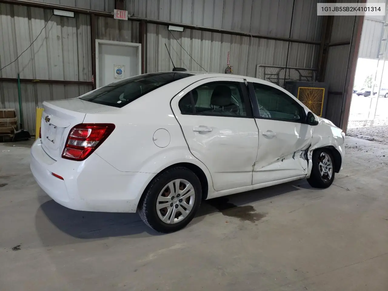 2019 Chevrolet Sonic Ls VIN: 1G1JB5SB2K4101314 Lot: 55087785