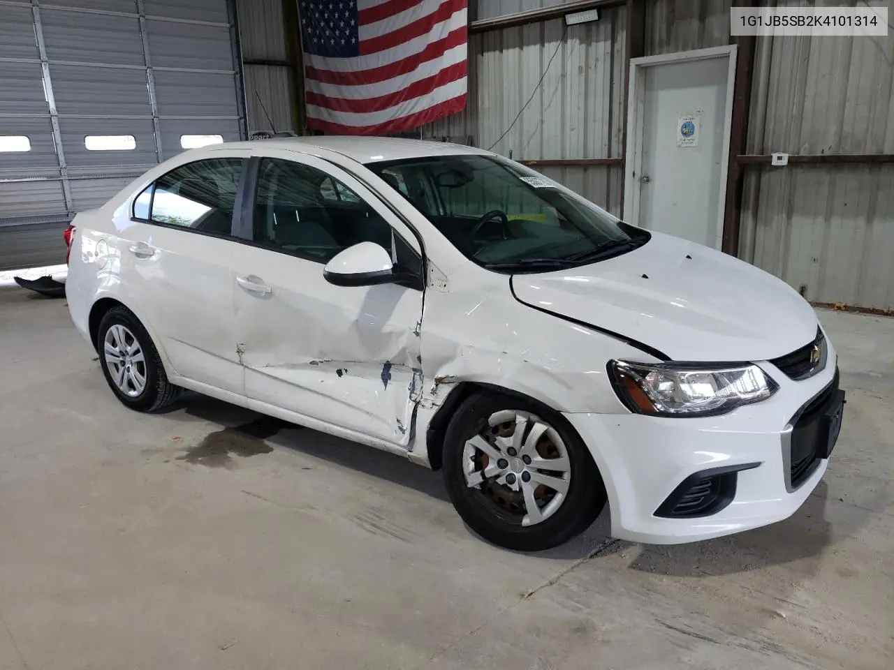 2019 Chevrolet Sonic Ls VIN: 1G1JB5SB2K4101314 Lot: 55087785