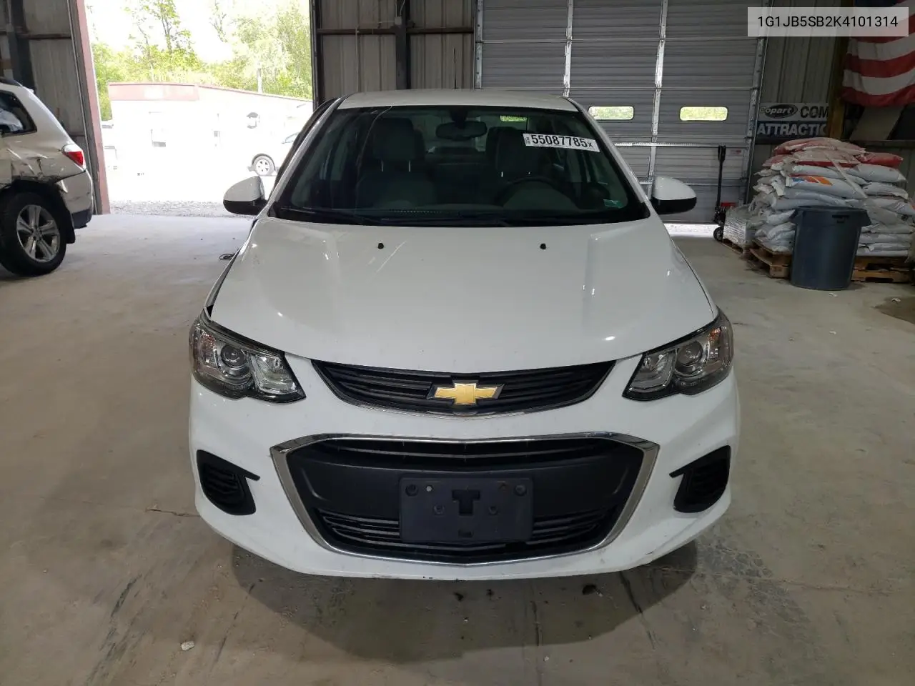 2019 Chevrolet Sonic Ls VIN: 1G1JB5SB2K4101314 Lot: 55087785