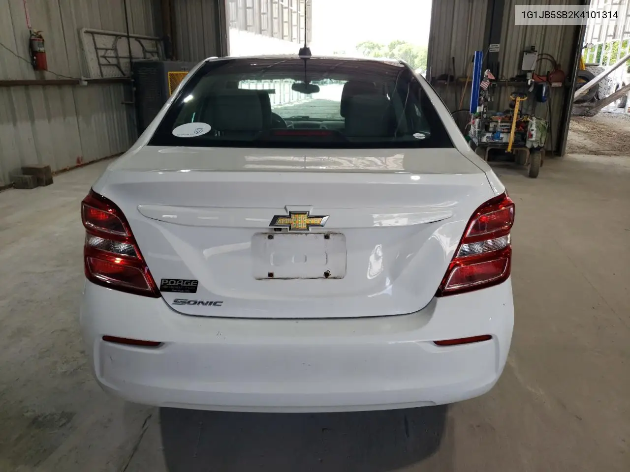2019 Chevrolet Sonic Ls VIN: 1G1JB5SB2K4101314 Lot: 55087785