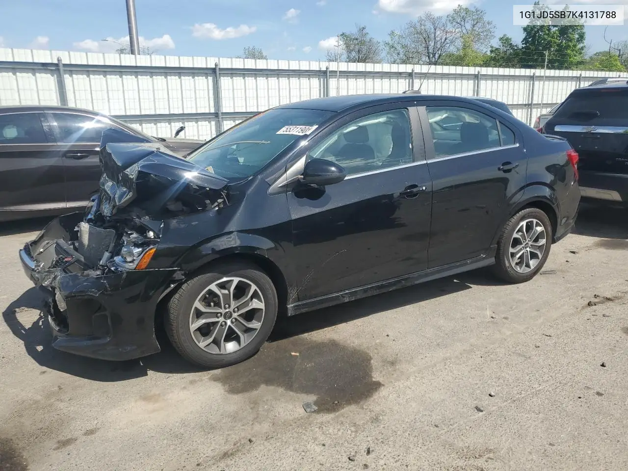 2019 Chevrolet Sonic Lt VIN: 1G1JD5SB7K4131788 Lot: 55311905