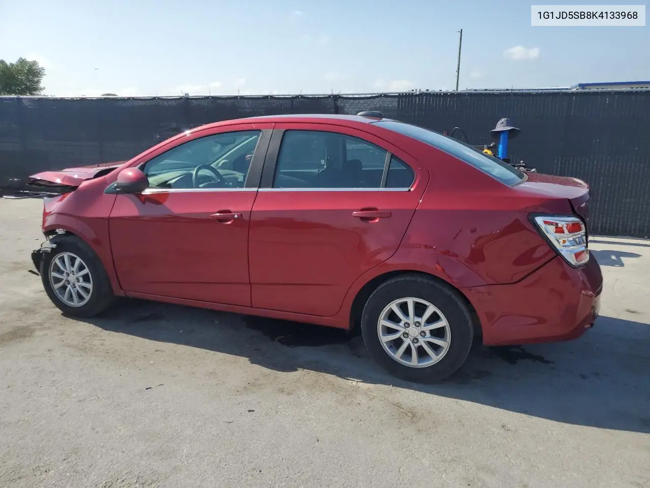 2019 Chevrolet Sonic Lt VIN: 1G1JD5SB8K4133968 Lot: 55479955