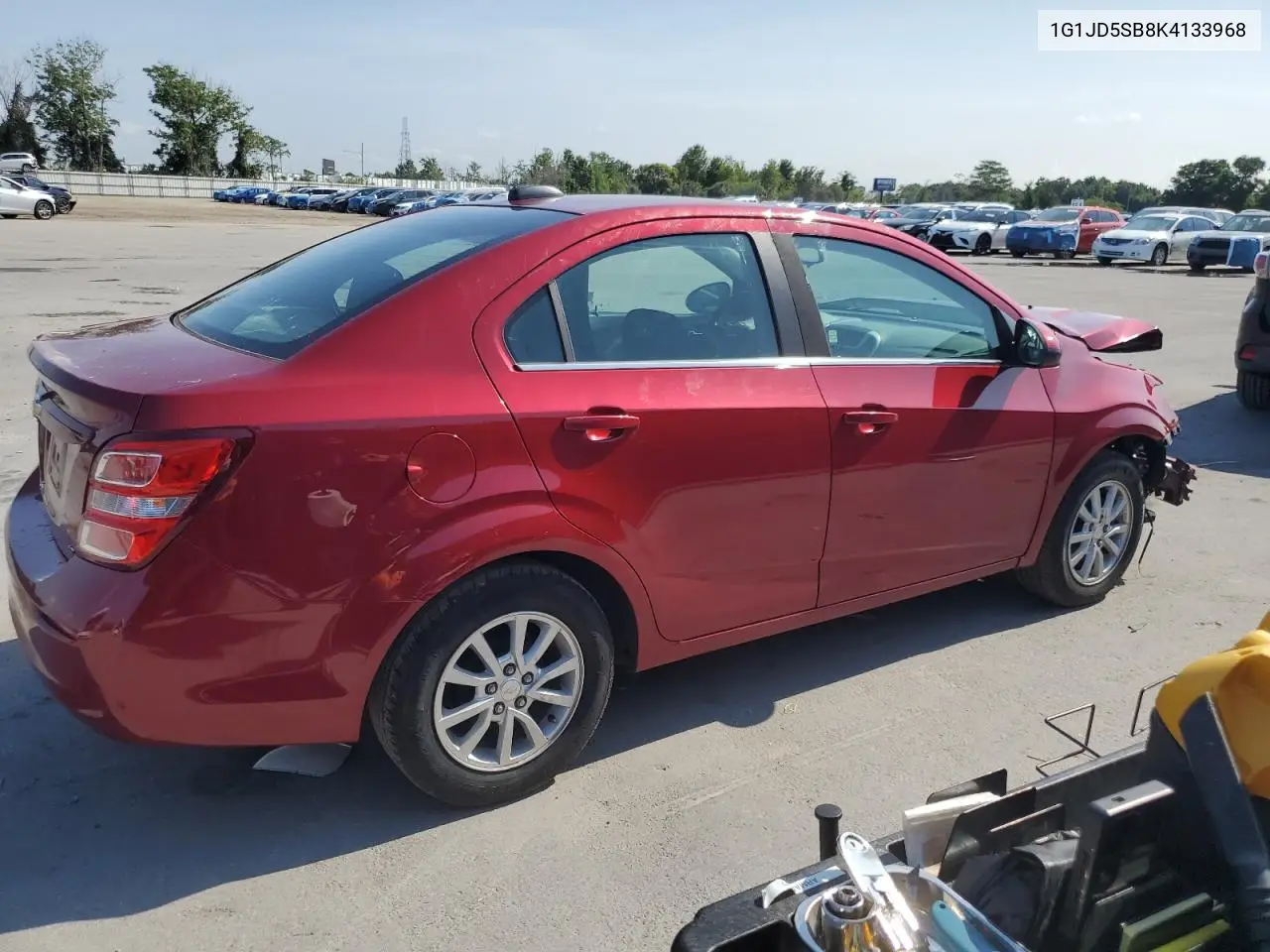 2019 Chevrolet Sonic Lt VIN: 1G1JD5SB8K4133968 Lot: 55479955