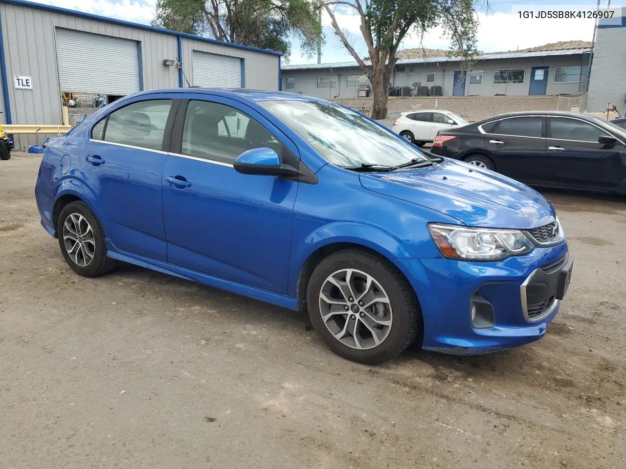 2019 Chevrolet Sonic Lt VIN: 1G1JD5SB8K4126907 Lot: 56946805