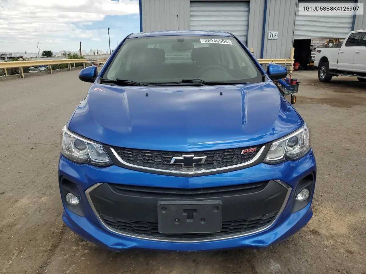 2019 Chevrolet Sonic Lt VIN: 1G1JD5SB8K4126907 Lot: 56946805