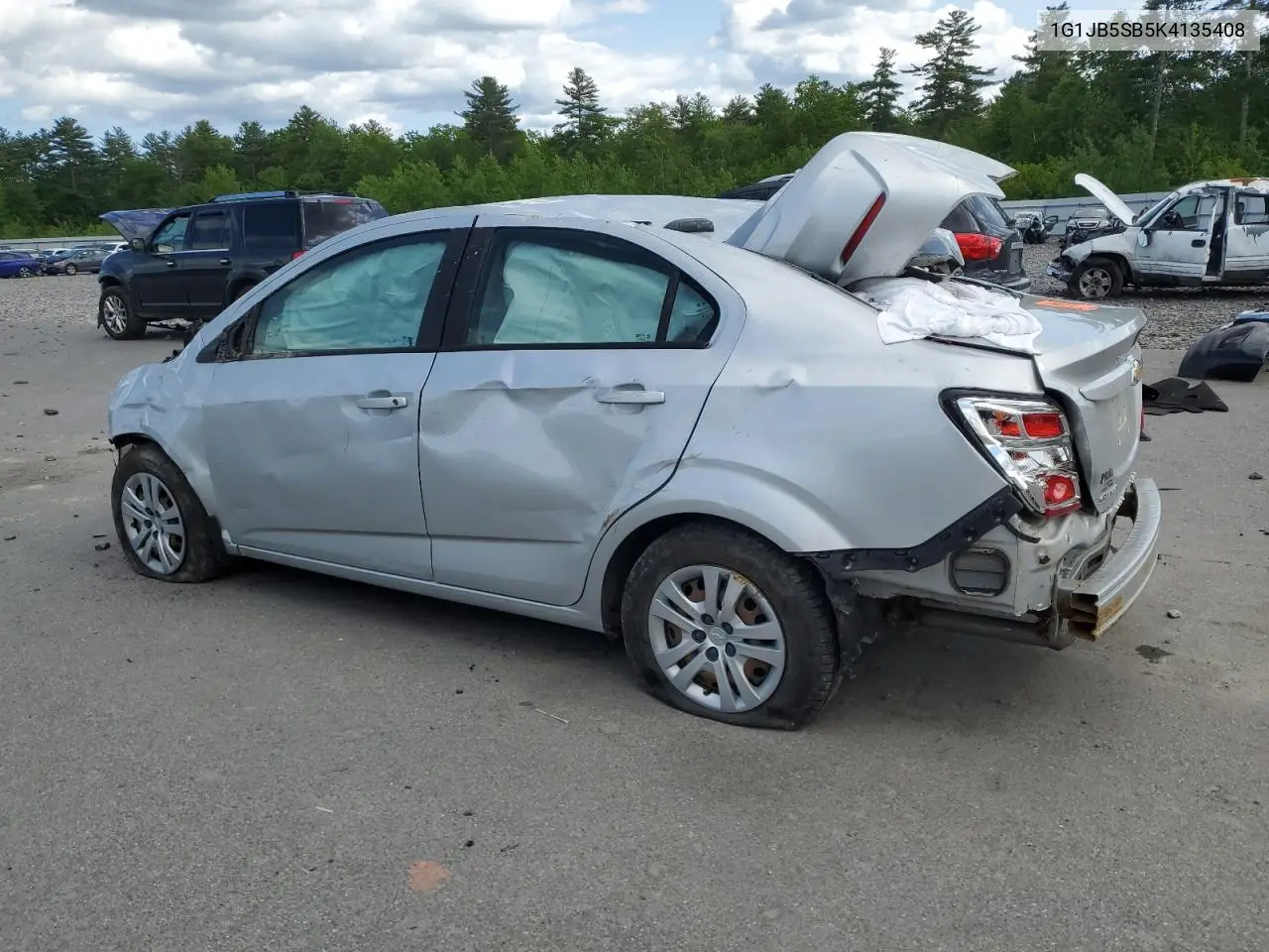2019 Chevrolet Sonic Ls VIN: 1G1JB5SB5K4135408 Lot: 58807155