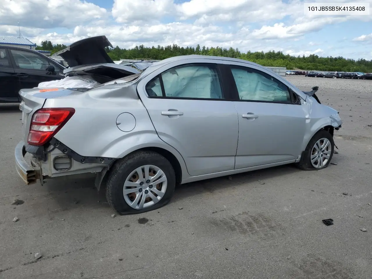 2019 Chevrolet Sonic Ls VIN: 1G1JB5SB5K4135408 Lot: 58807155
