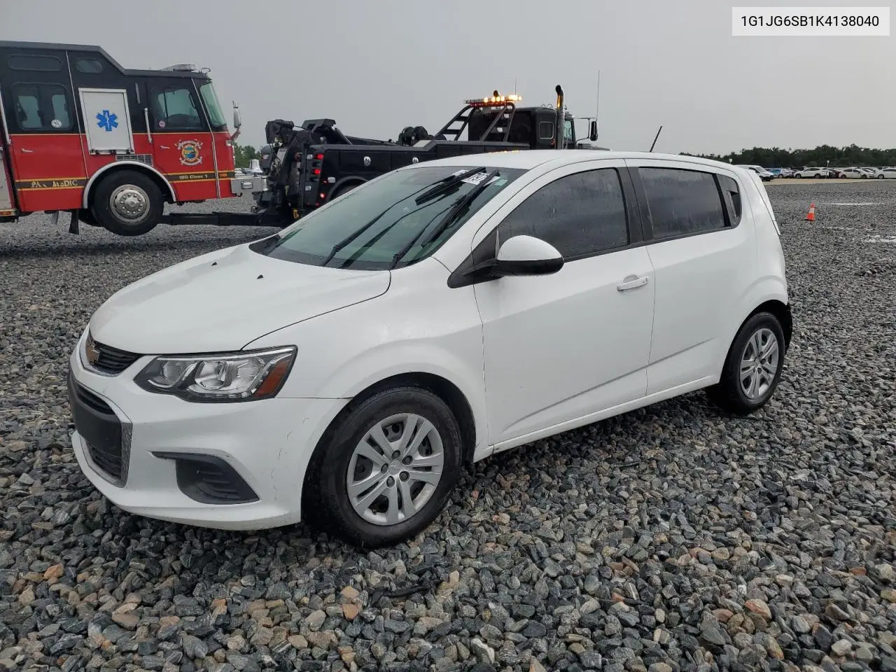 2019 Chevrolet Sonic VIN: 1G1JG6SB1K4138040 Lot: 60847975