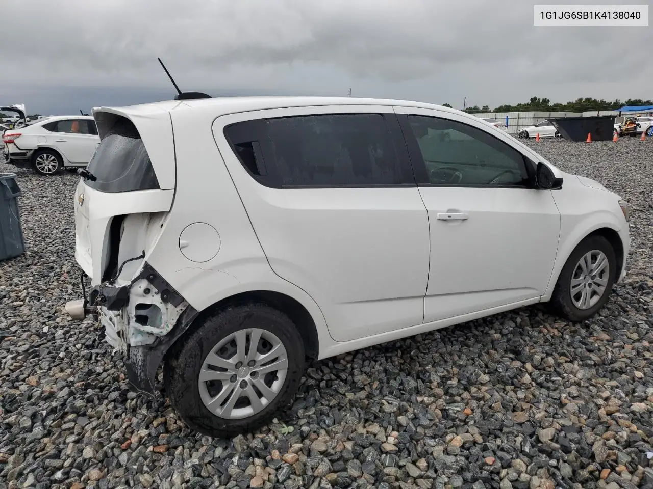 2019 Chevrolet Sonic VIN: 1G1JG6SB1K4138040 Lot: 60847975