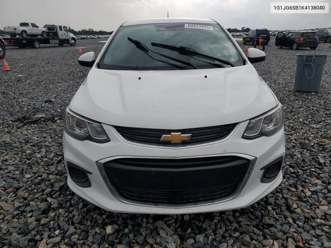 2019 Chevrolet Sonic VIN: 1G1JG6SB1K4138040 Lot: 60847975