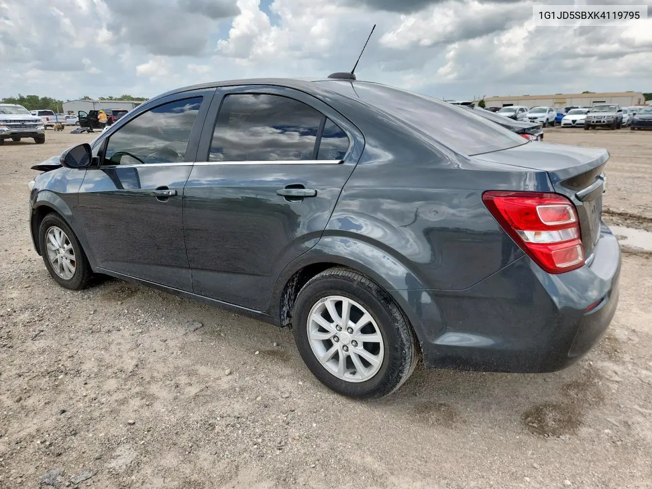2019 Chevrolet Sonic Lt VIN: 1G1JD5SBXK4119795 Lot: 60897275